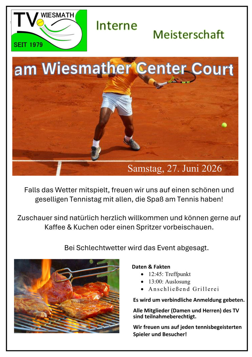 Interne Meisterschaft des TV Wiesmath